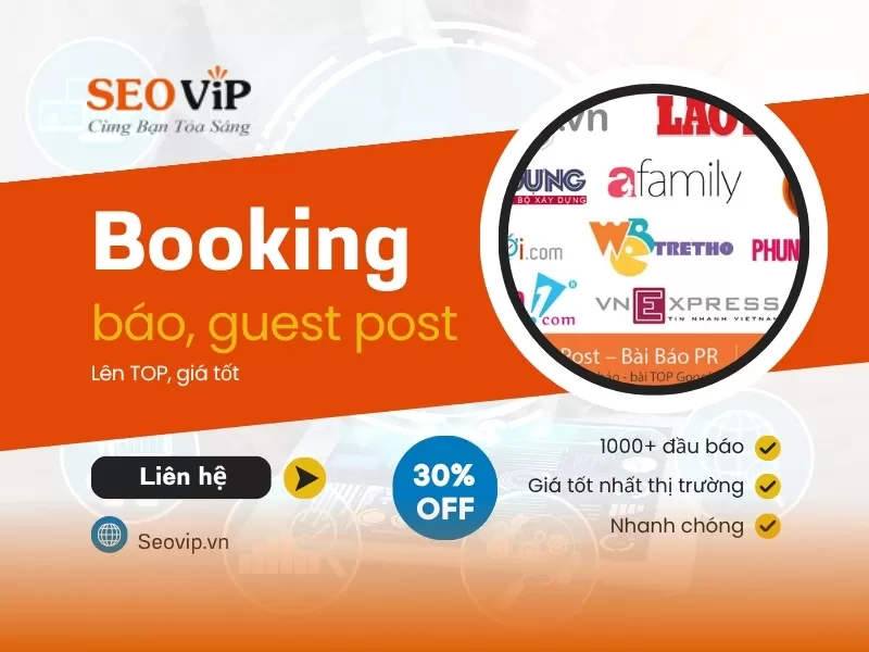 Dịch vụ booking báo pr