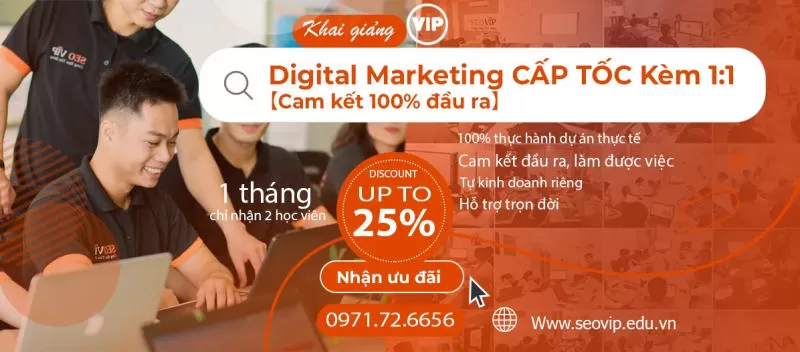 Khóa học Digital Marketing ViP