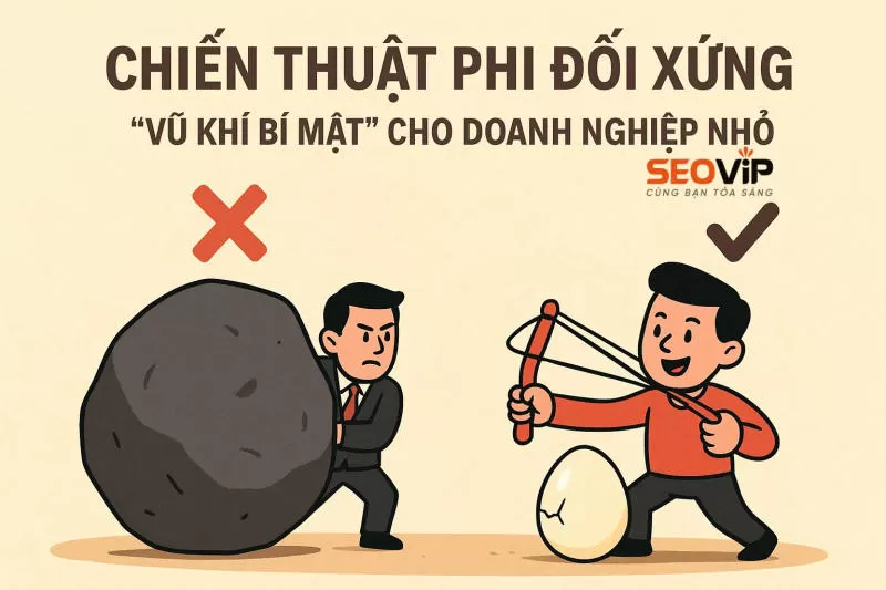 “VŨ KHÍ BÍ MẬT” cho doanh nghiệp nhỏ: Chiến thuật phi đối xứng 1 Chiến thuật phi đối xứng
