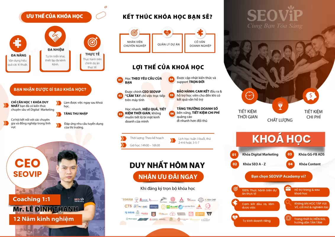 SEOvip khoá học marketing