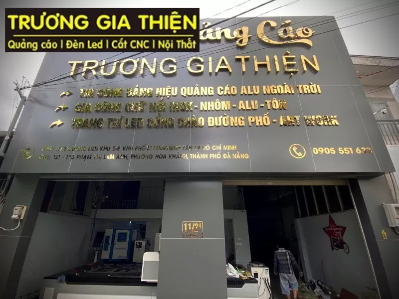 Trương Gia Thiện – Đơn vị gia công chữ nổi inox chuyên nghiệp