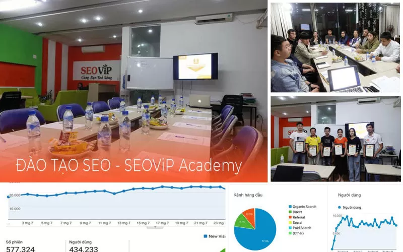 Học viên làm SEO trên chính website/sản phẩm của mình