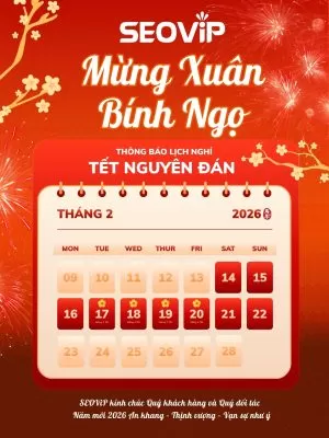 [THÔNG BÁO] LỊCH NGHỈ TẾT NGUYÊN ĐÁN BÍNH NGỌ 2026